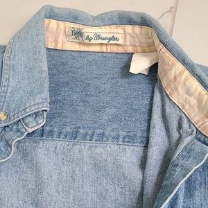 Vintage Western Weangler Jean Button Down